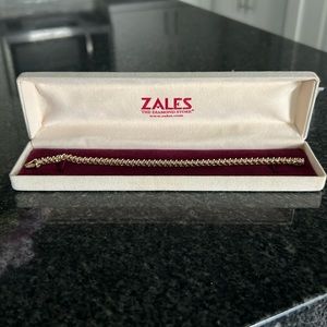 7.25” Gold & Diamond Tennis Bracelet (50 diamonds)